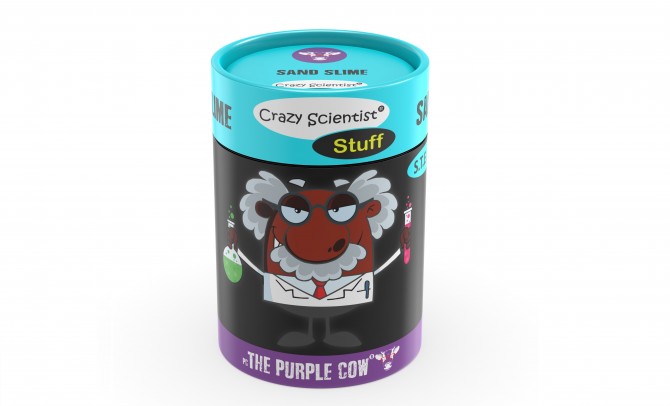 Mini eksperymenty The Purple Cow - Piaskowy slime